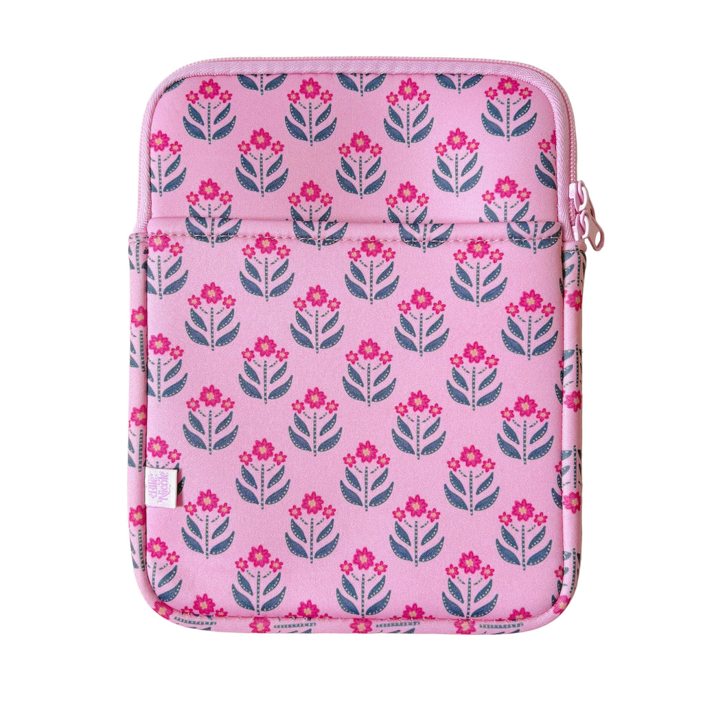 E-reader / Tablet Sleeve - Whimsy Floral Block Print