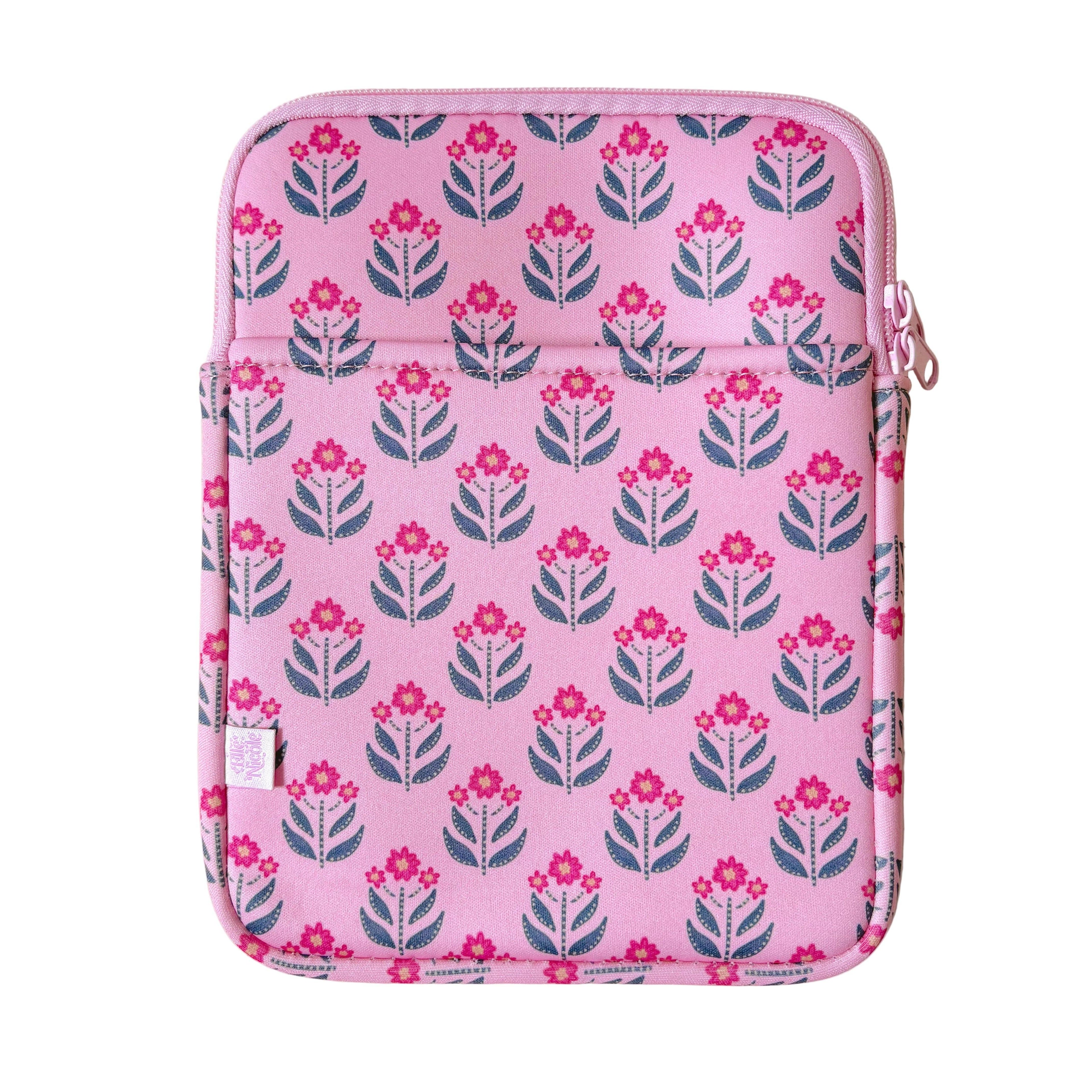 E-reader / Tablet Sleeve - Whimsy Floral Block Print