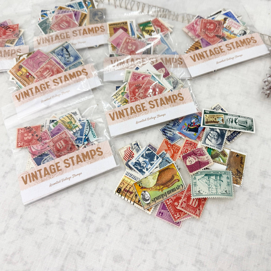 Vintage Stamps for Collage and Mixed Media Art