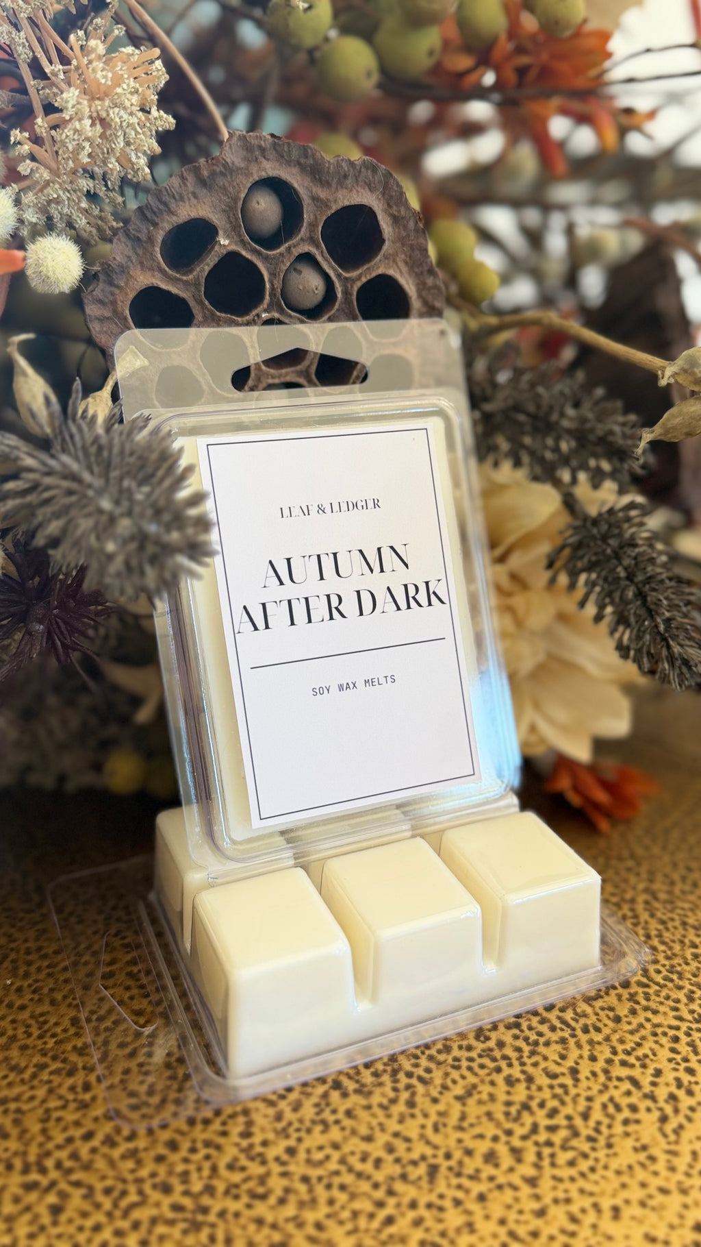 Autumn After Dark Hand-Poured Soy Candles & Wax Melts | 7 oz & 16 oz