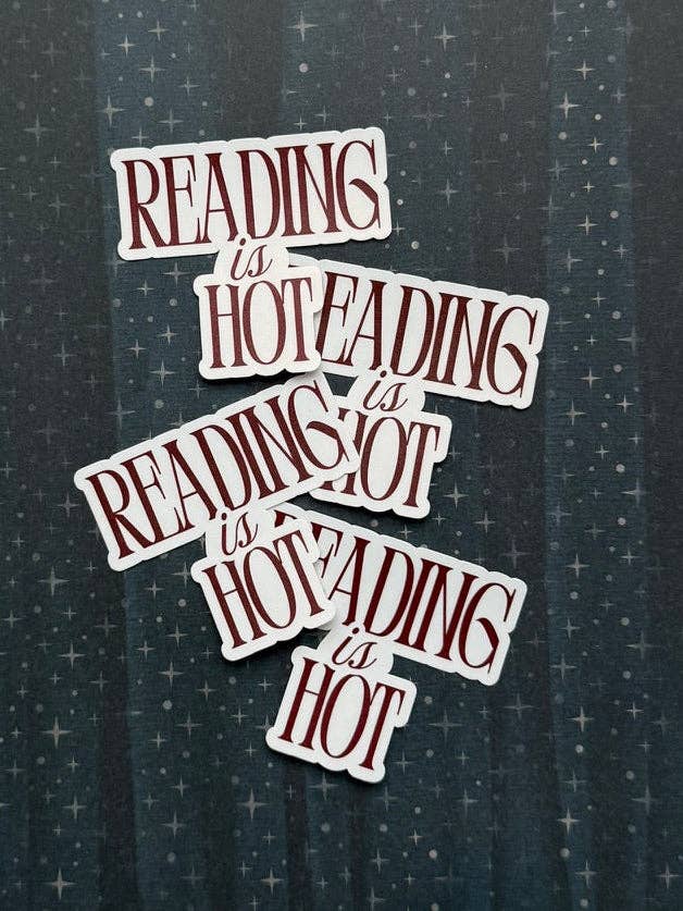 Reading is Hot Sticker