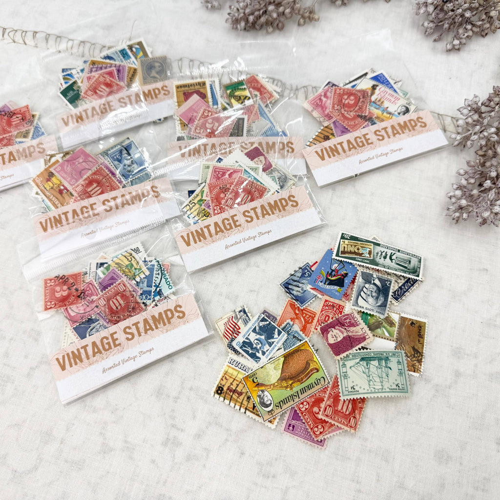 Vintage Stamps for Collage and Mixed Media Art
