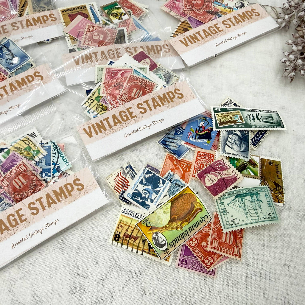 Vintage Stamps for Collage and Mixed Media Art