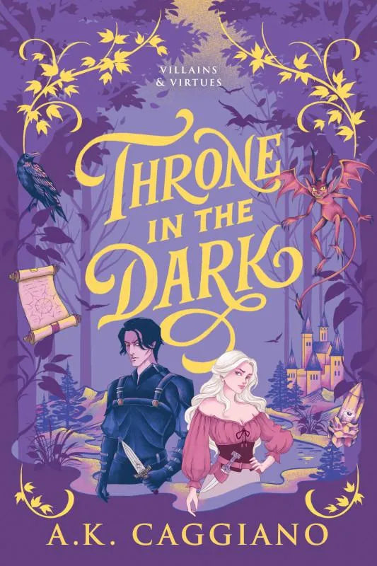 Throne in the Dark (Deluxe Edition) - (Villains & Virtues) by a K Caggiano (paperback)