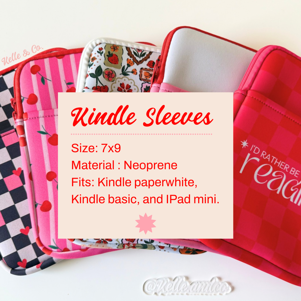 Coquette goose Kindle sleeve | Book & Kindle Sleeve Pouch 