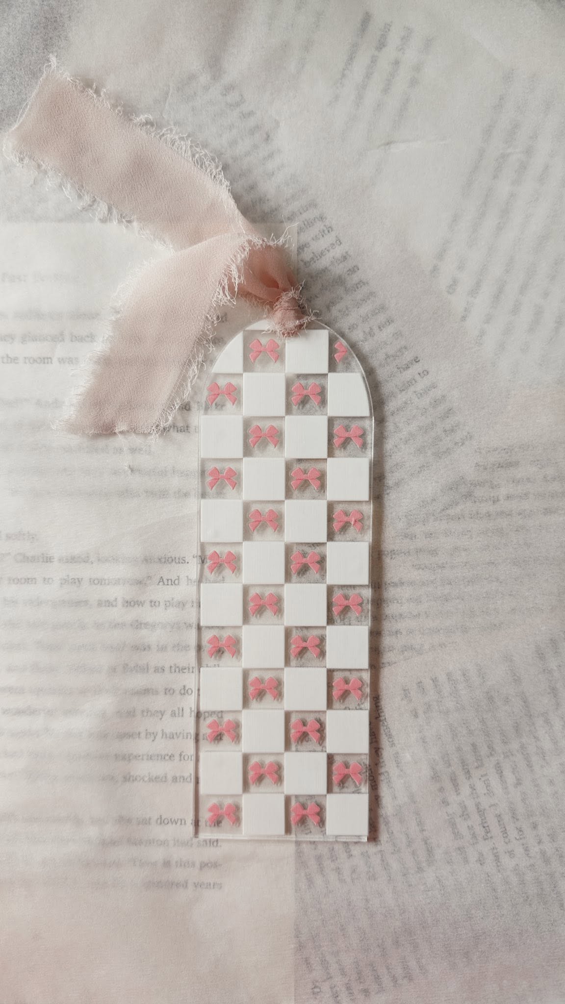 Acrylic Tassel Bookmark