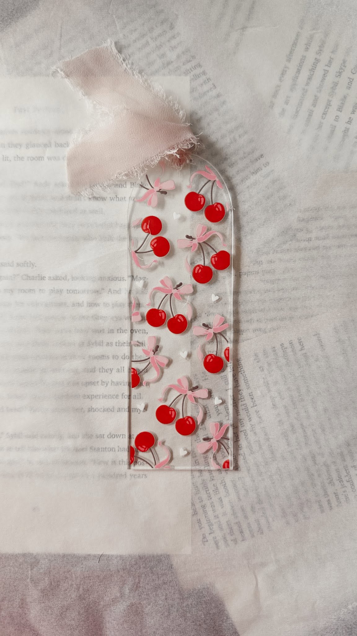 Acrylic Tassel Bookmark