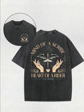 Mind of a Scribe, Heart of a Rider Oversized T-Shirt | Fourth Wing Inspired Te