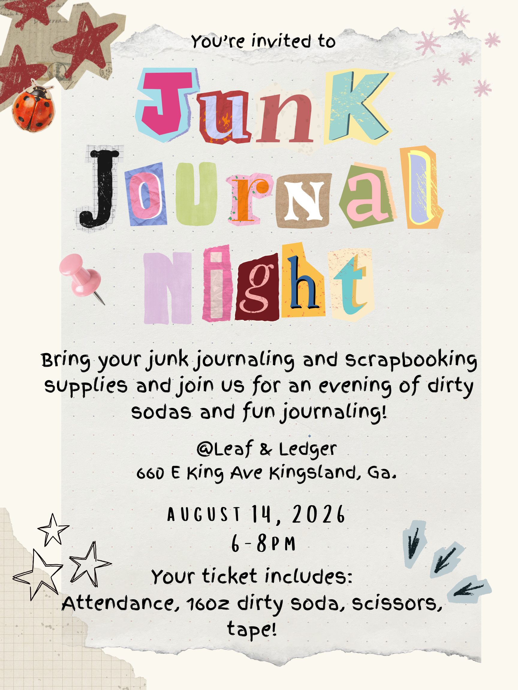✨ Junk Journal Night