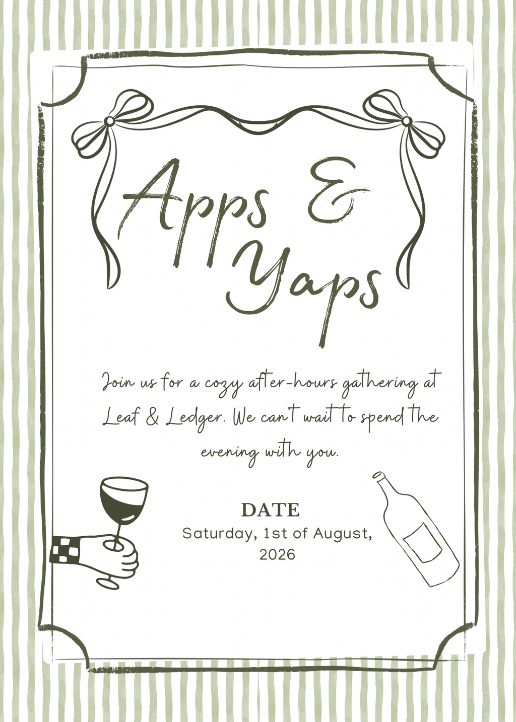 Apps & Yaps | After-Hours Social at Leaf & Ledger