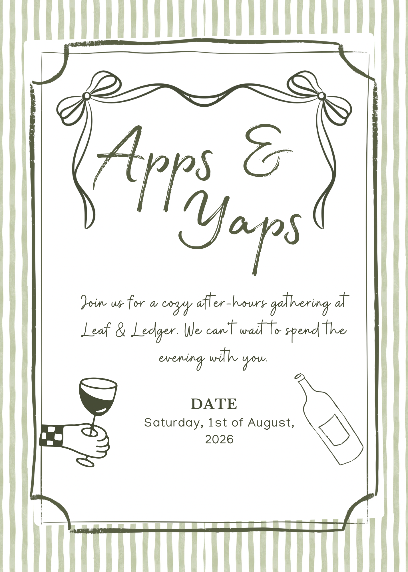 Apps & Yaps | After-Hours Social at Leaf & Ledger