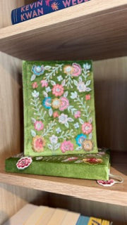 Embroidered Floral Hardcover Journal | Leaf & Ledger