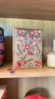 Embroidered Floral Hardcover Journal | Leaf & Ledger