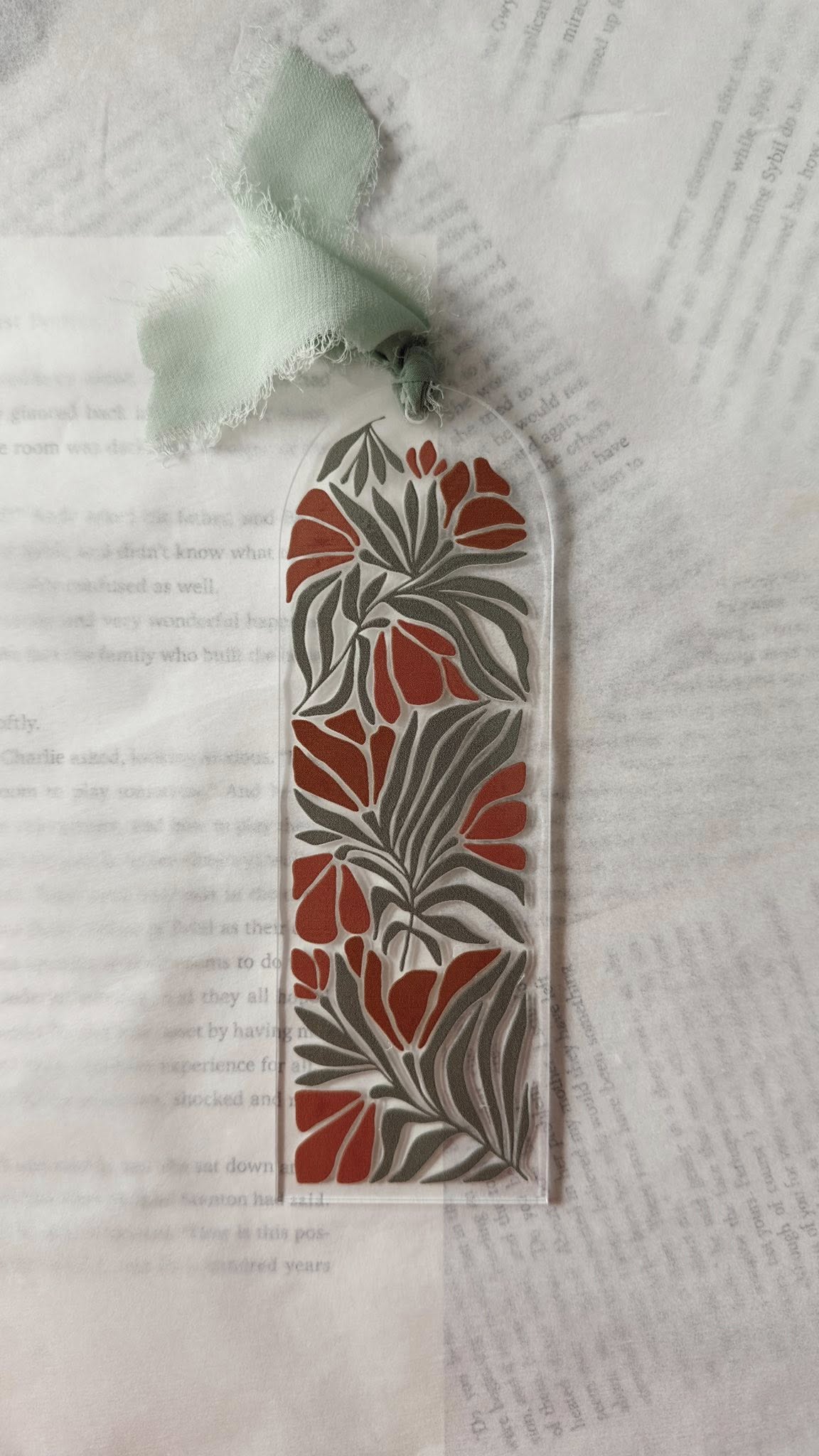 Acrylic Tassel Bookmark