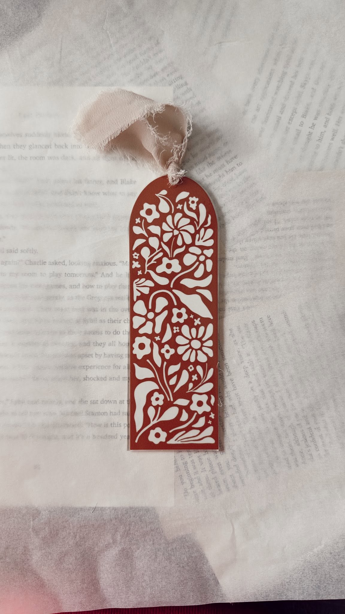 Acrylic Tassel Bookmark