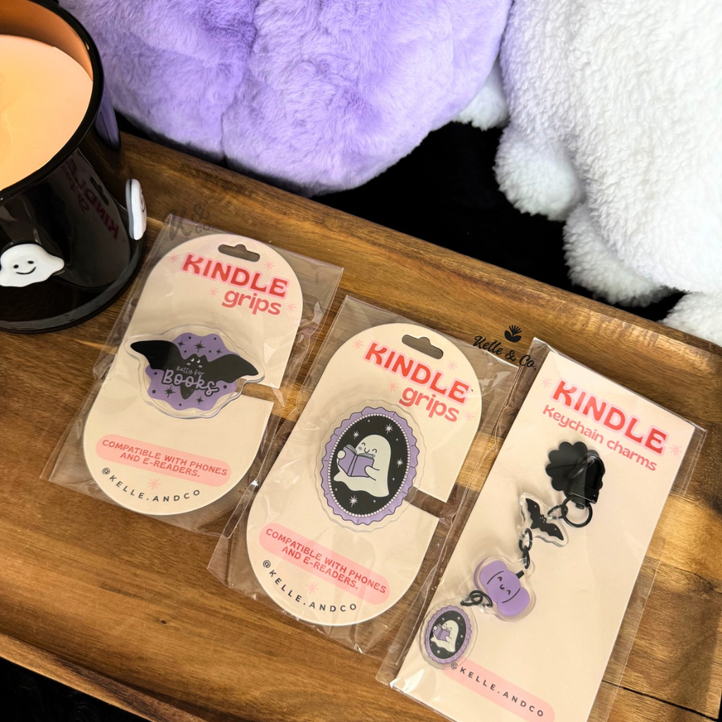 Halloween Kindle grips , Spooky book, Halloween 2025