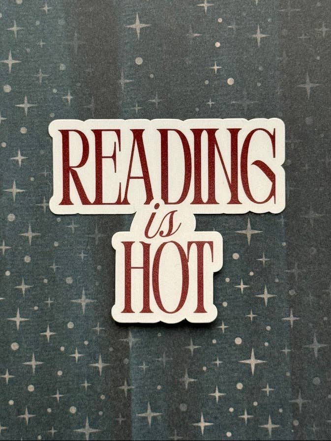 Reading is Hot Sticker