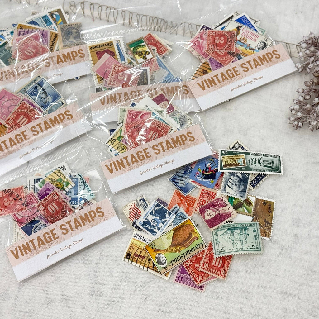 Vintage Stamps for Collage and Mixed Media Art