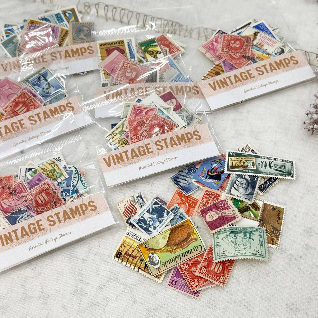 Vintage Stamps for Collage and Mixed Media Art
