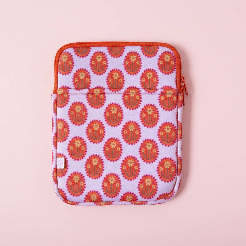 E-reader / Tablet Sleeve - Floral Medallion